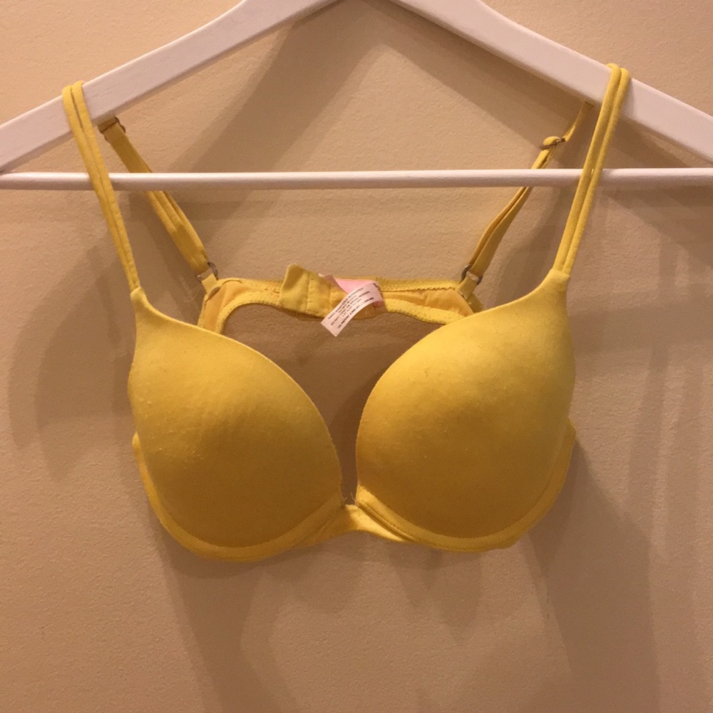 Yellow Victoria Secret bra